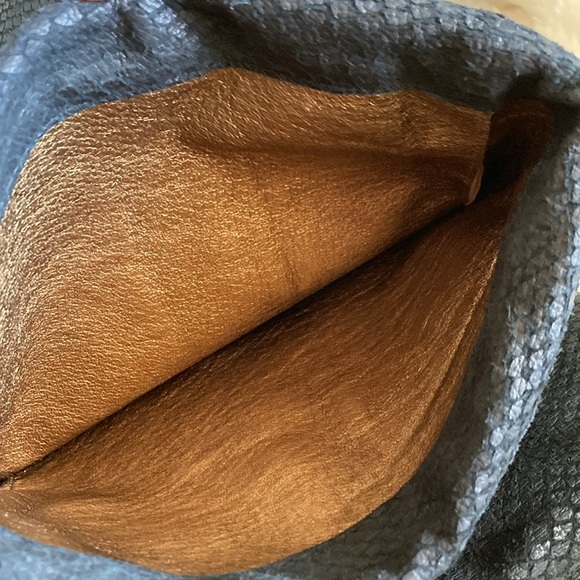 Anthropologie Cynthia Vincent over the knee snake print boots - Picture 7 of 10